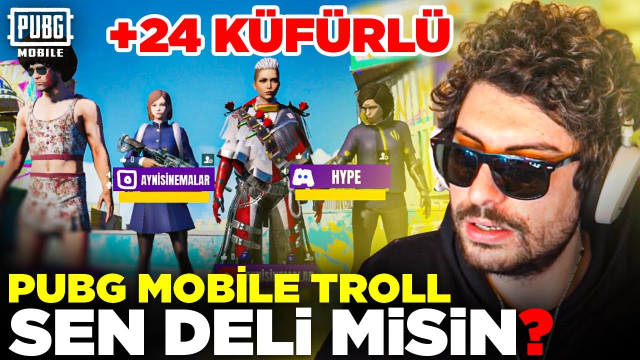 Sen Deli Misin? (+24 Küfürlü) | PUBG MOBILE TROL | HYPE