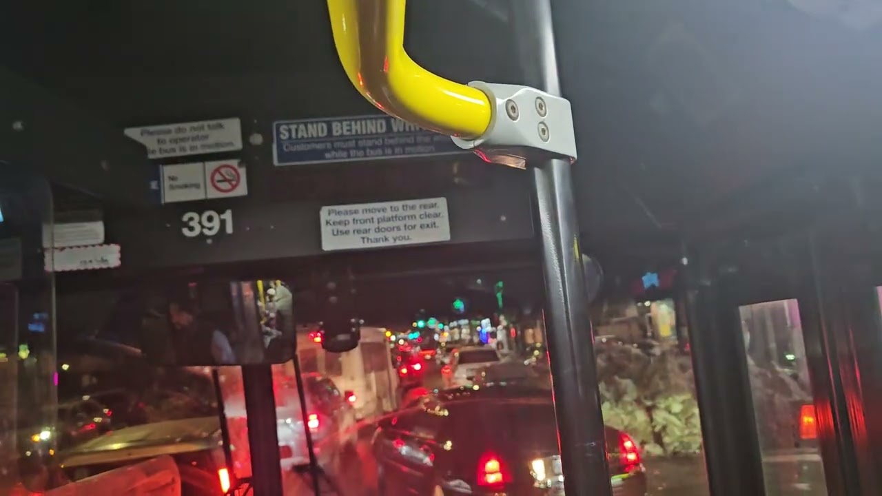 2011-2013 New Flyer C40LF CNG Bus #391 on The Brownsville Bound B8 Bus To Brownsville
