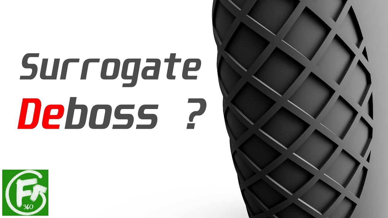 Fusion 360 | Surrogate Deboss?
