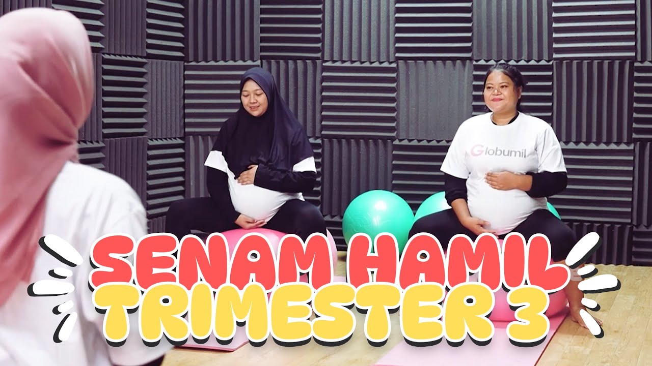 Senam Hamil Trimester 3 || Bidan Adinda, Amd, Keb - Medikacare