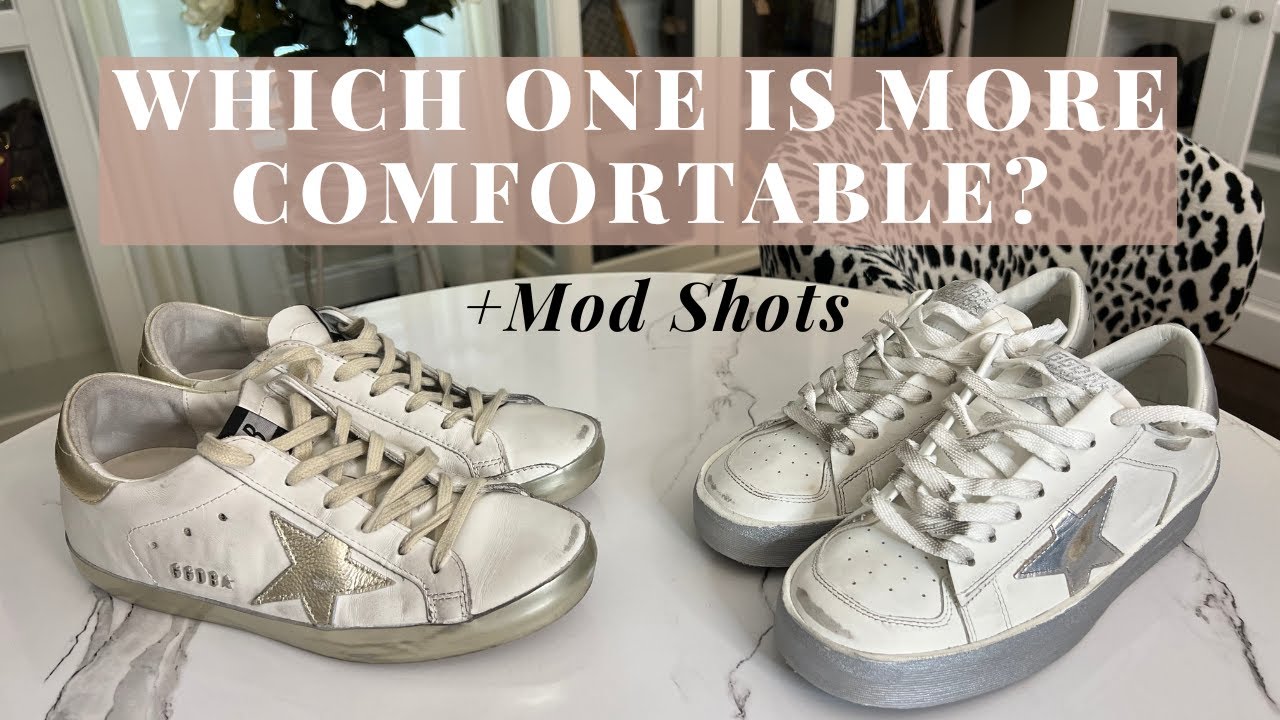 GOLDEN GOOSE SNEAKERS, COMFORTABLE? | SUPERSTAR VS STARDAN SNEAKER COMPARISON REVIEW +MOD SHOTS