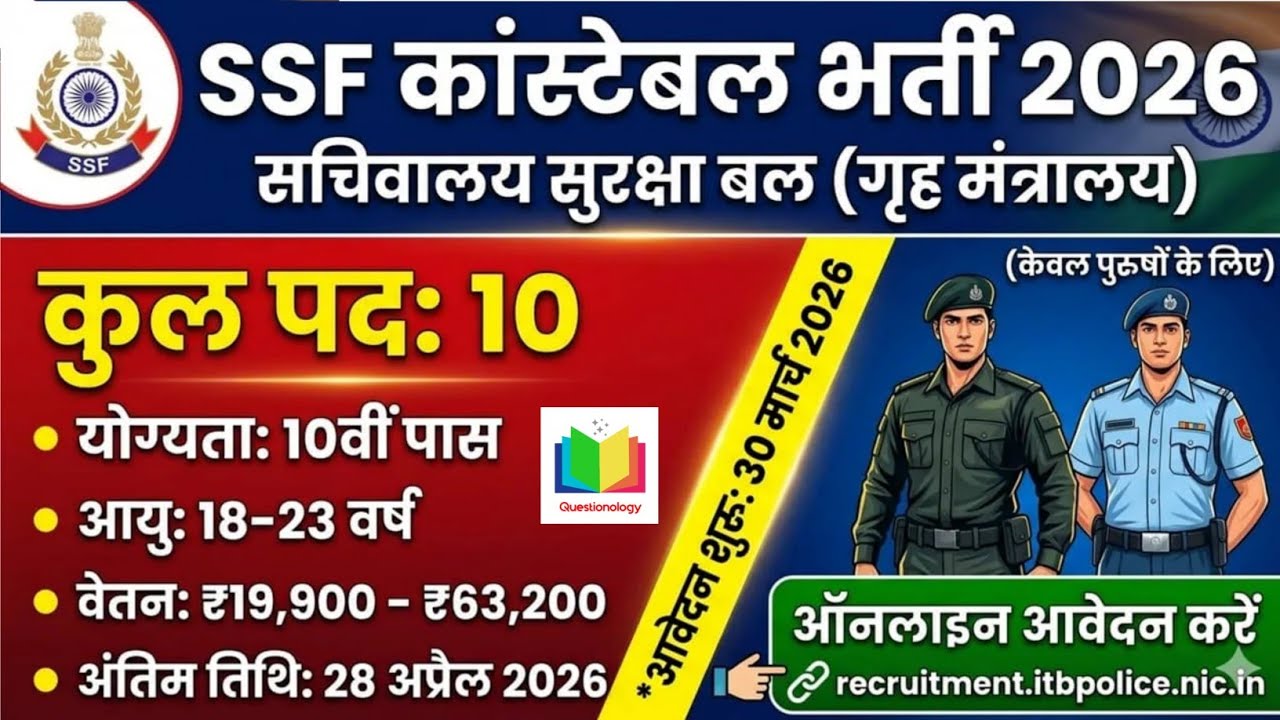 Ssf constable vacancy 2026|Ssf new Recruitment 2026|sachivalaya new vacancy 2026|10th pass govt job|