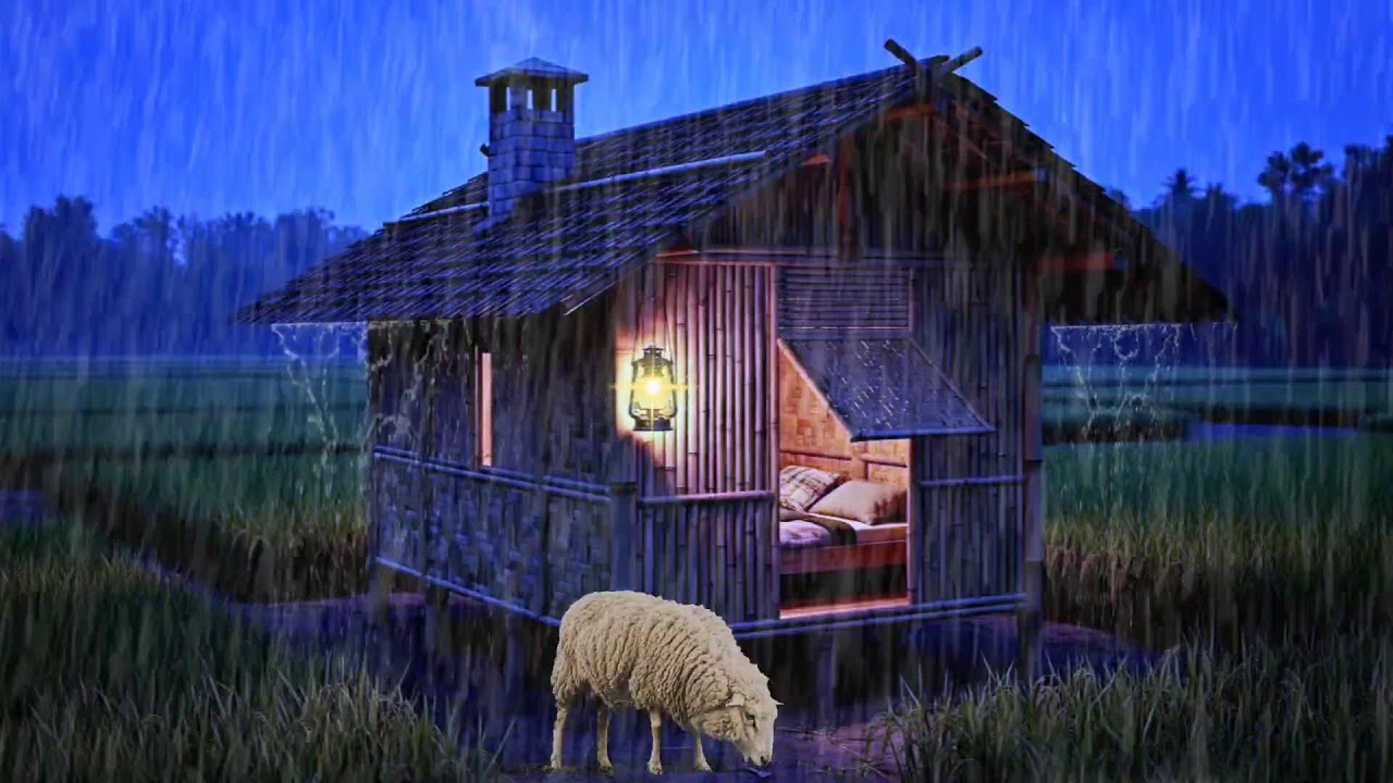 Sleep Fast & Soundly 🪵🌧️ Cozy Cabin Rain Sounds | Deep Night Sleep — Listen Now