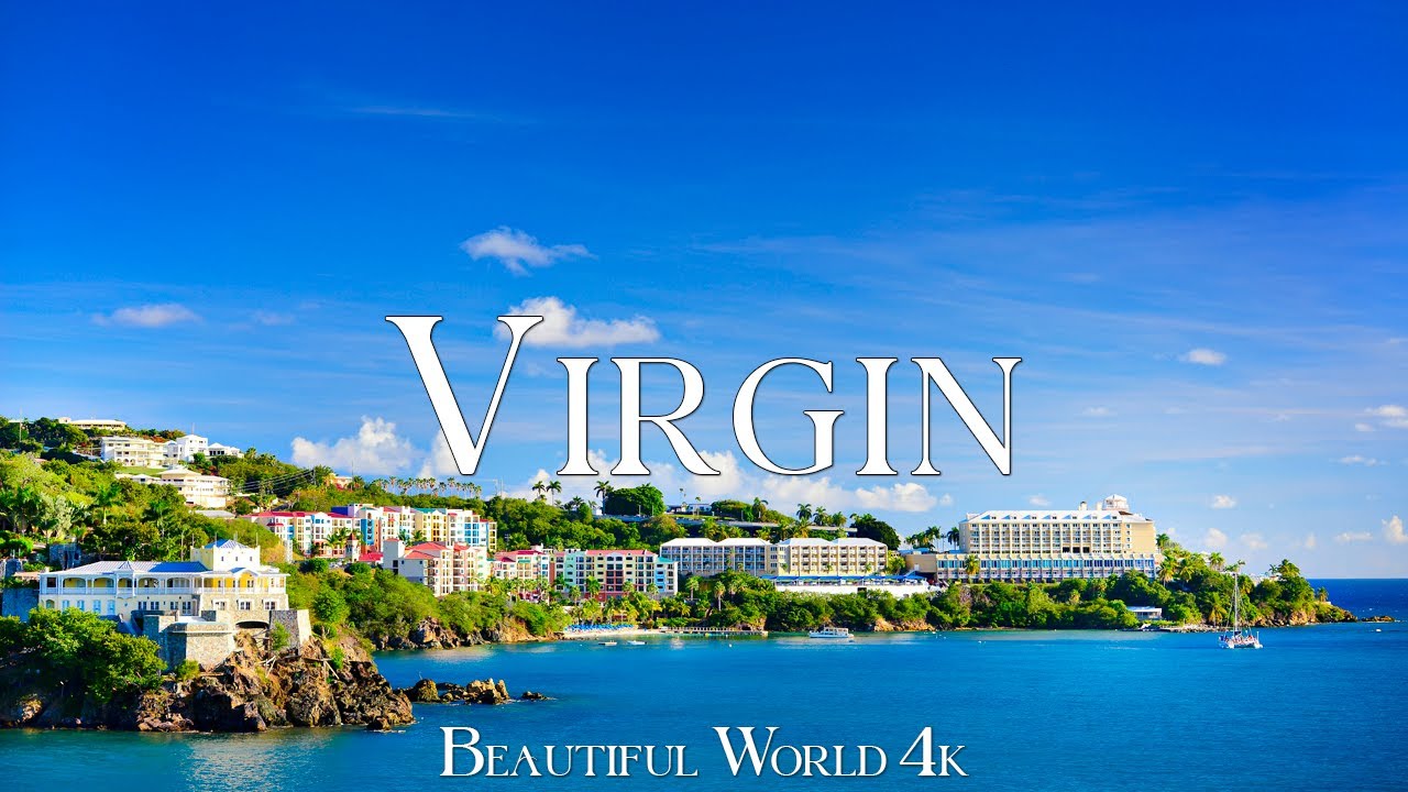 Удивительный воздушный фильм Виргинских островов 4K - Мирная фортепианная музыка - Красивая природа