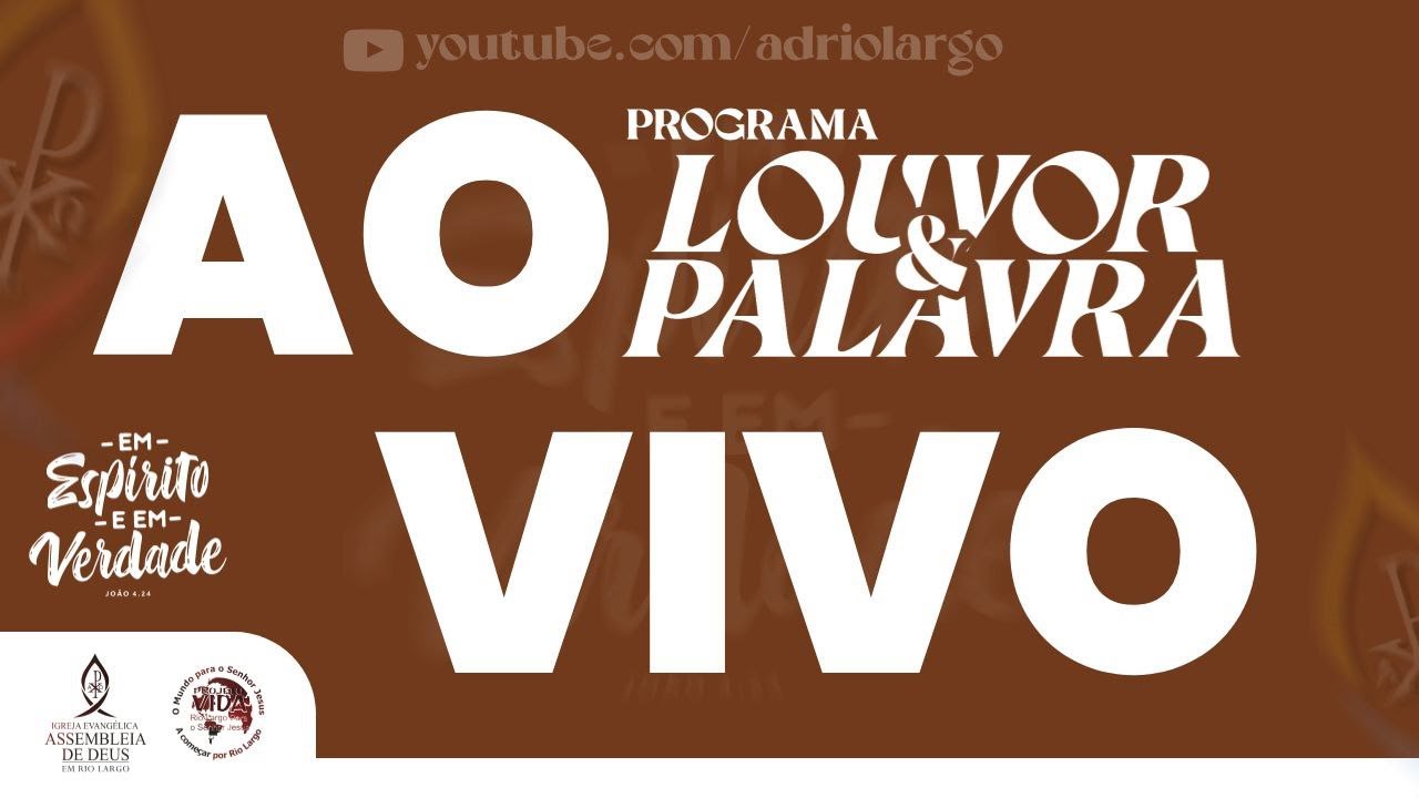 LOUVOR & PALAVRA - 26/02/2026 #adriolargo #recordaréviver