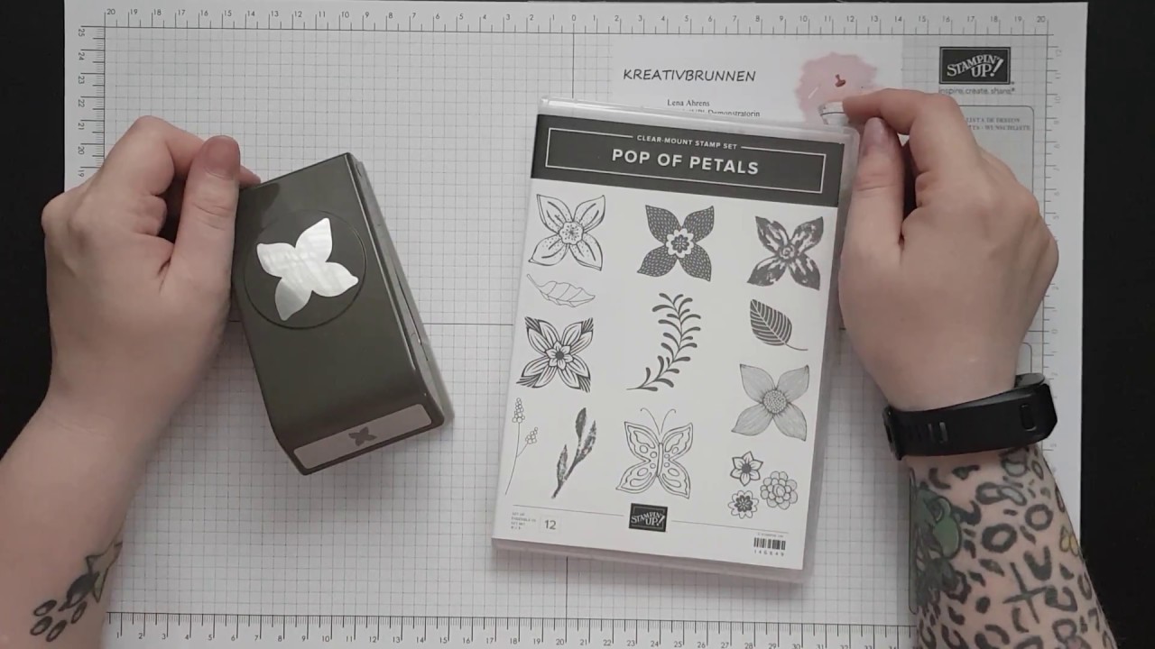 Blumen und Bl&auml;tter zweifarbig Stempeln ~ Technik-Video ~ Stampin' UP!