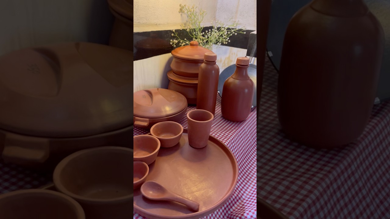 Mitti Ke Bartan #clay #unboxing #asmr #mittikebartan #mitti #utensils #kitchenfinds