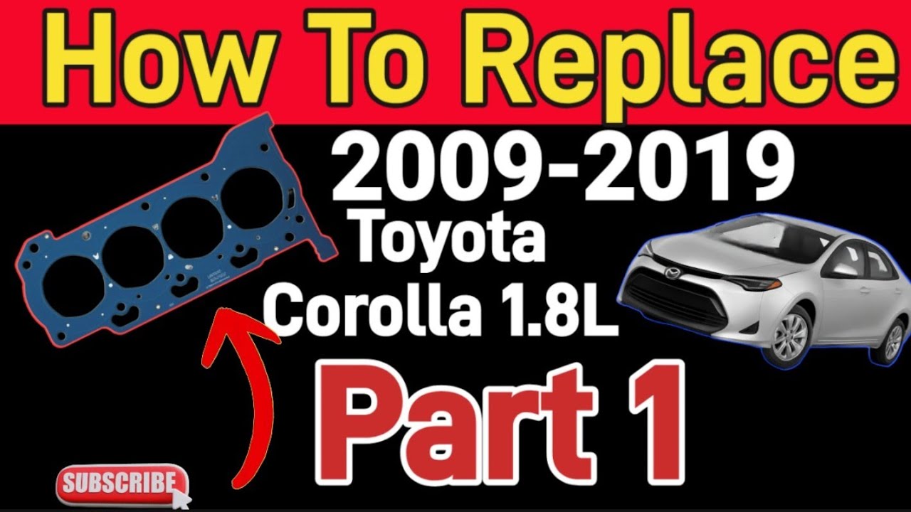 Head Gasket Replacement Step by Step | Toyota Corolla 1.8L (2018) Part 1 Disassembly