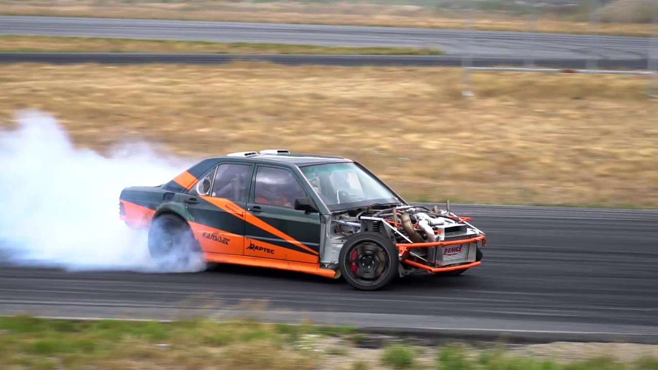726hp MB E55 AMG Turbo Drifting
