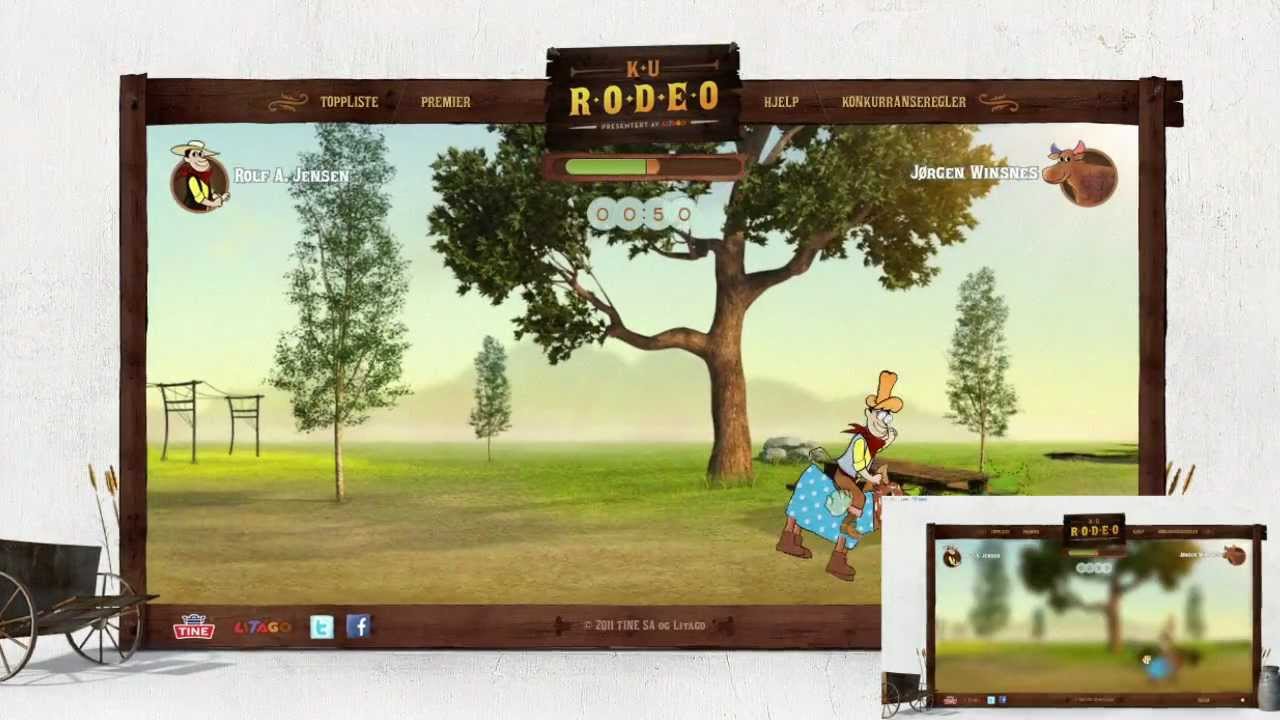 Litago Ku-rodeo multiplayer game (norwegian)