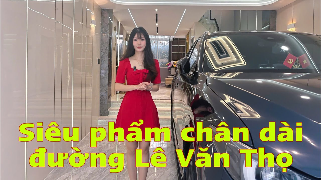Siêu phẩm chân dài đường Lê Văn Thọ đường thông 8m có thang máy 