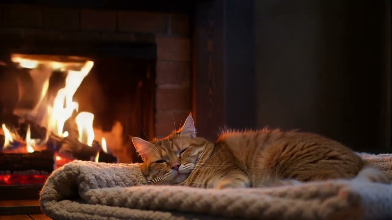 Cat purring sound asmr 1 hour non-stop