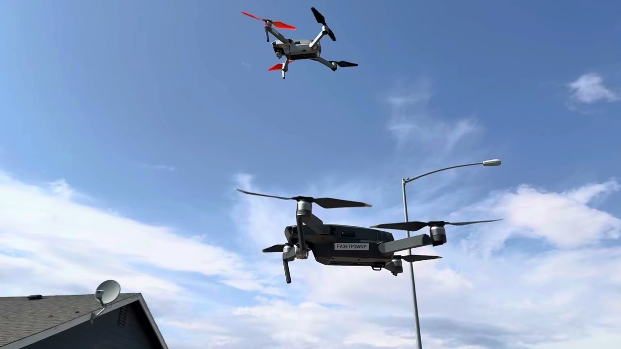 DJI Mavic Pro next to a DJI Mavic Pro Platinum in 2025