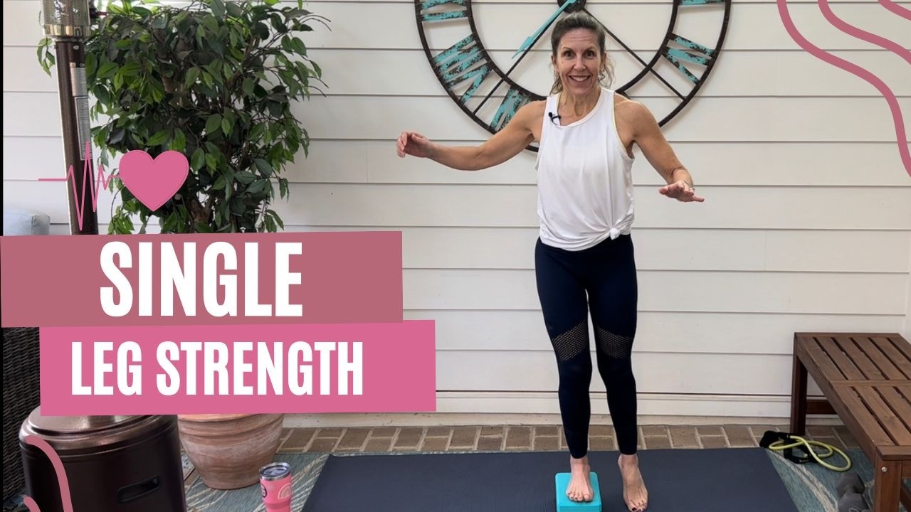 💪 Full Body Strength & Stability Workout | Dumbbells, Band & Chair
