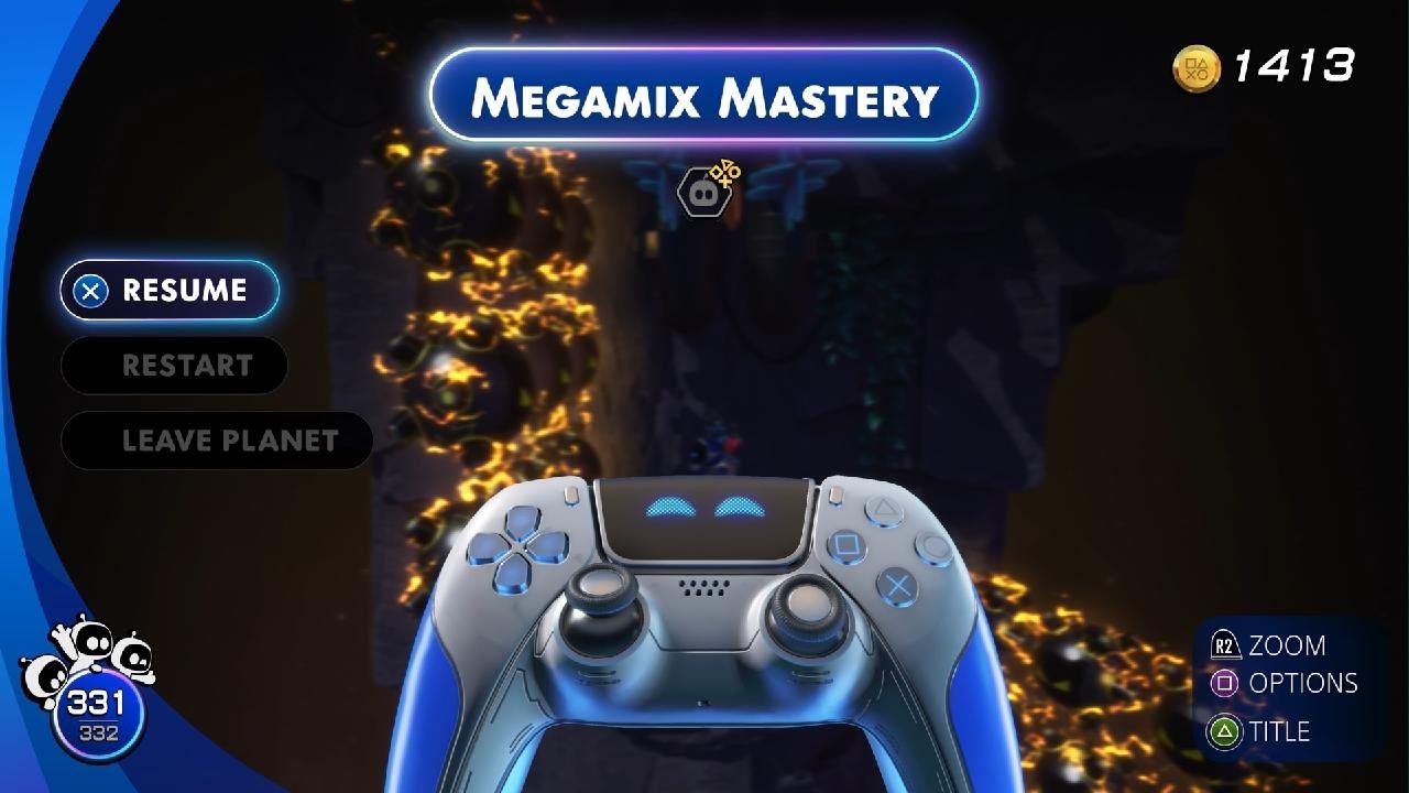 Completed the final level on astro bot😄😄😄