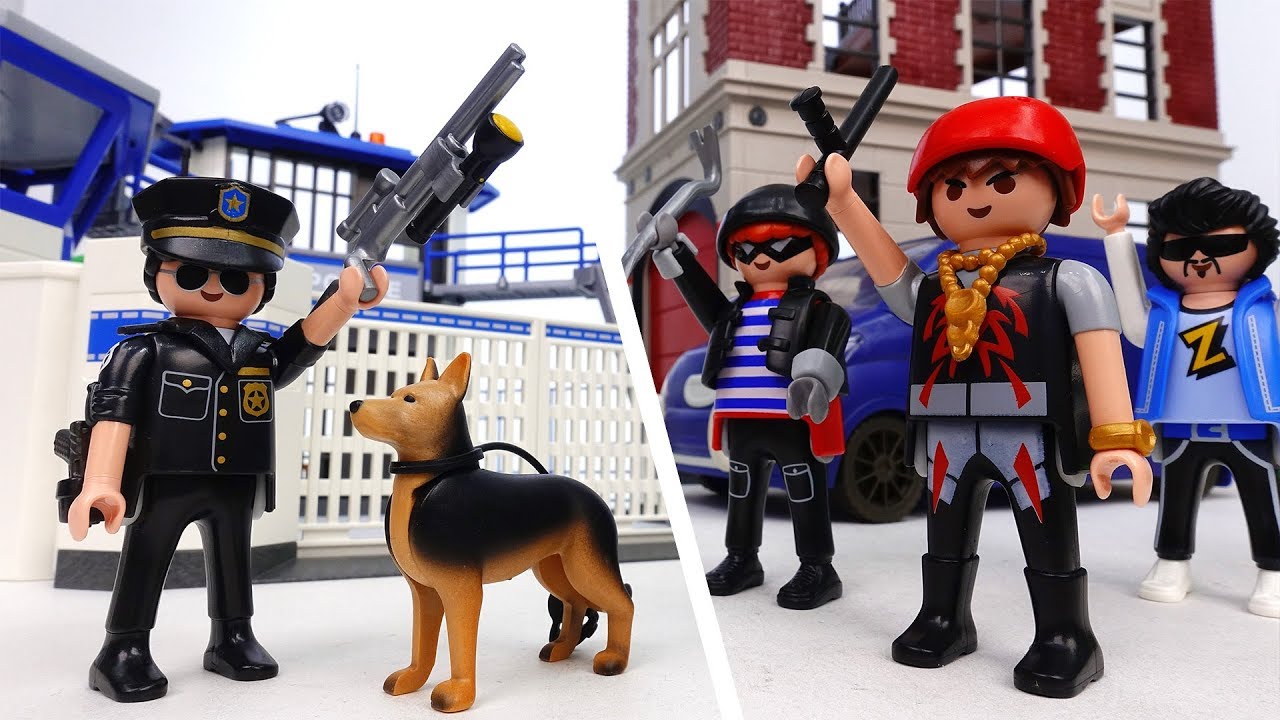 Jail Break from the Police Station~! Police Officer Please Catch Them - ToyMart TV