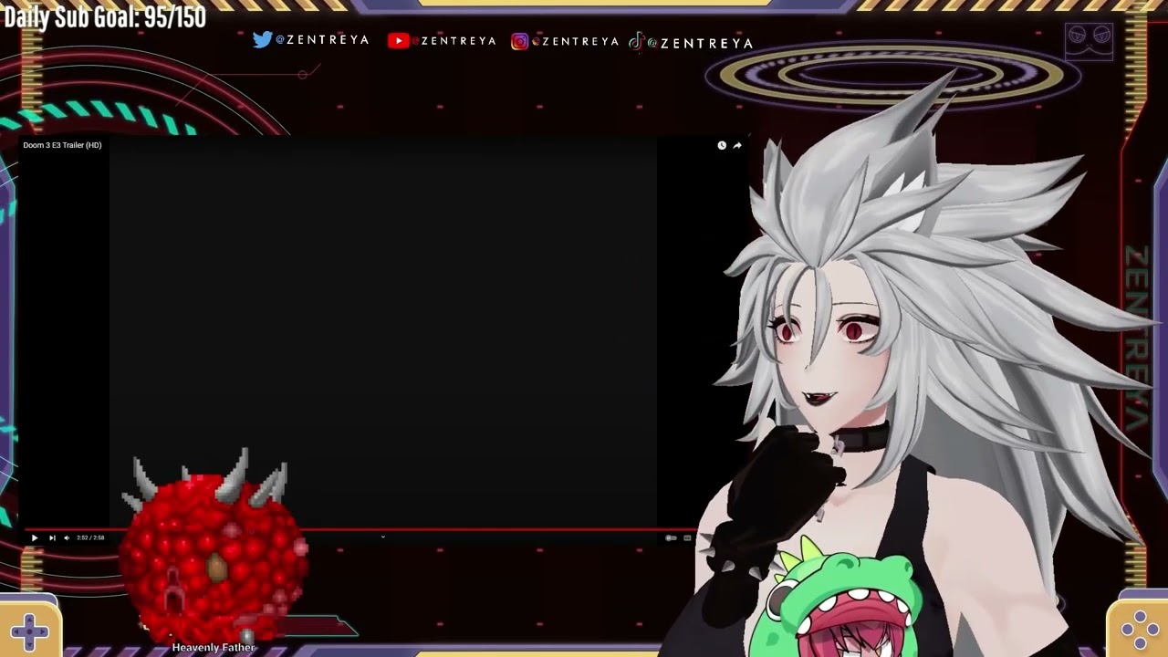 Heavenly Father ranting about Doom 3 on Zentreya's stream