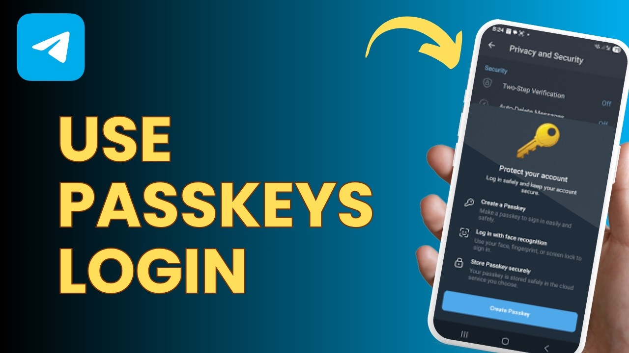 How To Use Telegram Passkeys Login 2026 !