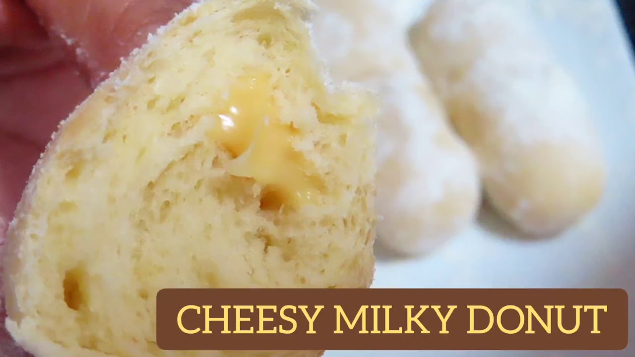 BAKED CHEESY MILK DONUT | EASY RECIPE