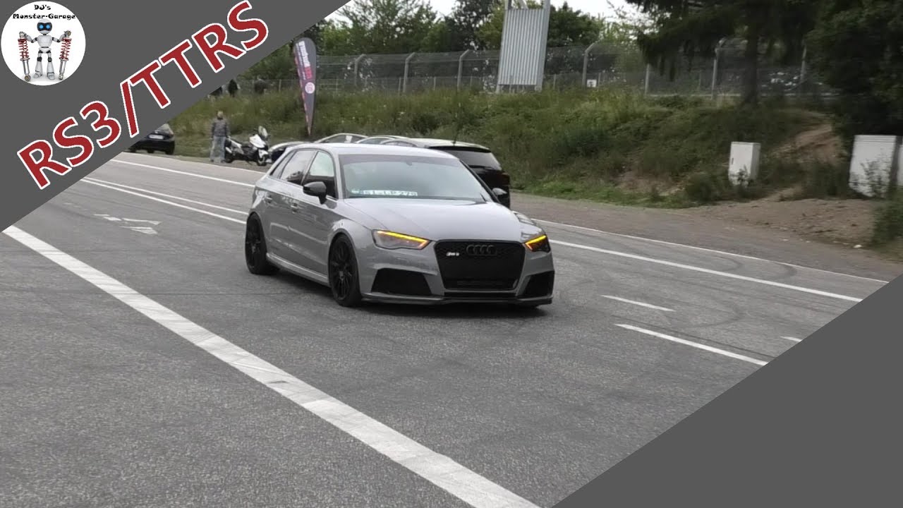 RS3/TTRS leaving  Car Meet 2019 Nürburgring