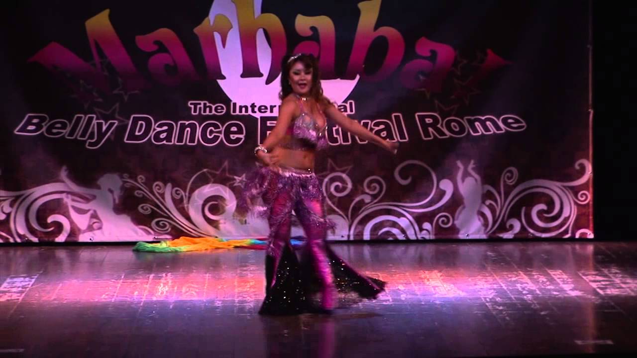 Corel Cayunao @ Marhaba Belly Dance Festival Rome 2012, opening gala