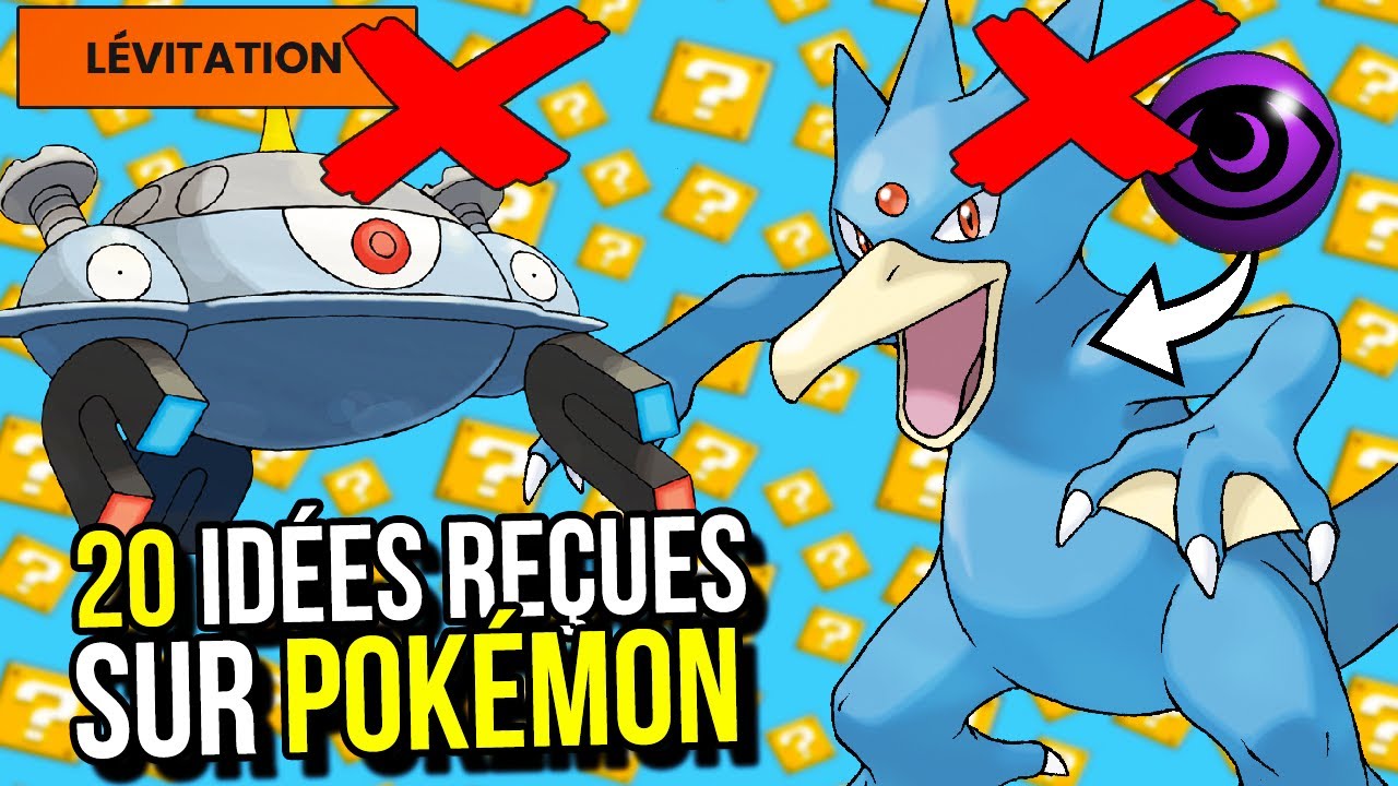 20 TRUCS QU'ON PENSAIT VRAIS SUR POKÉMON (mais en fait non)