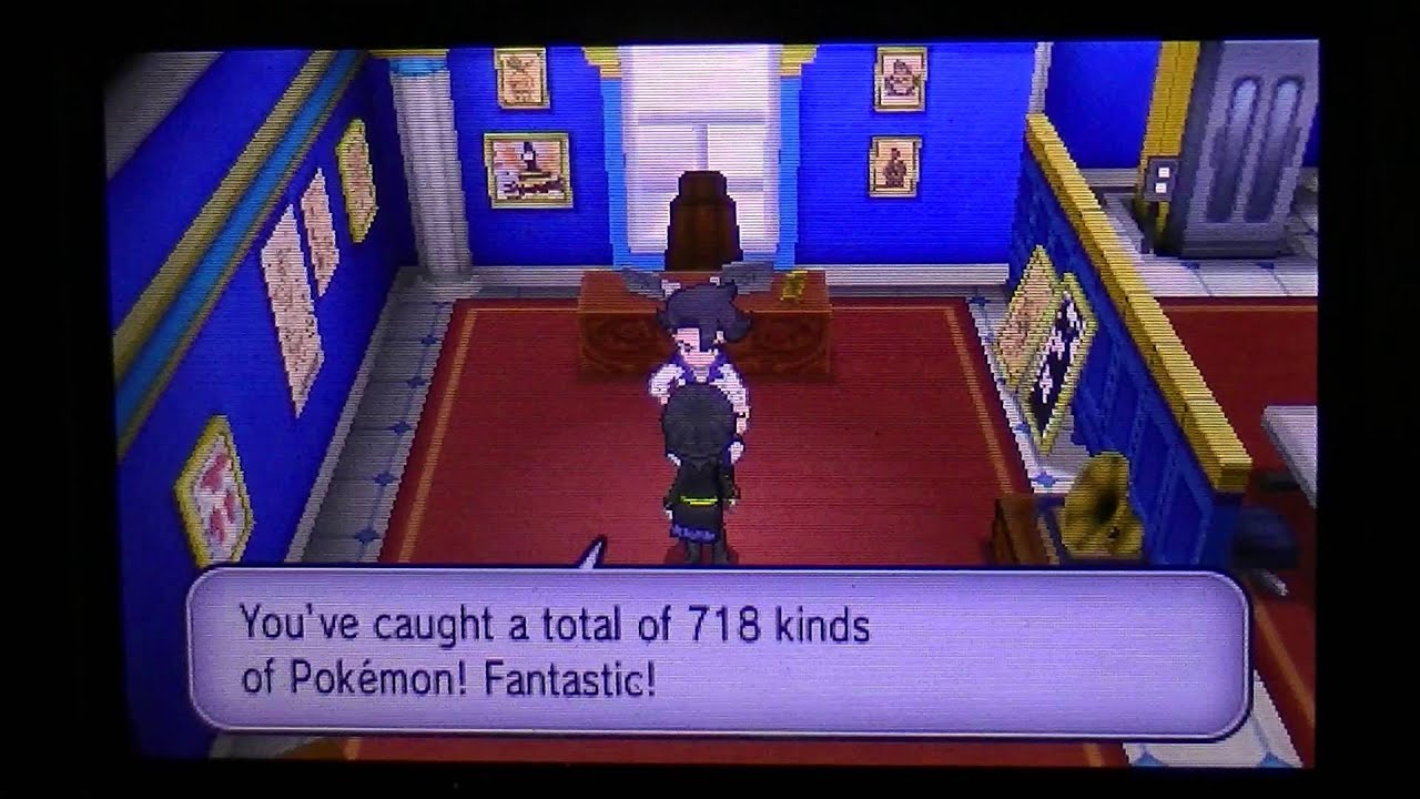 Pokemon X and Y: Getting the Shiny Charm (National Pokedex completed all 718 Pokemon!)