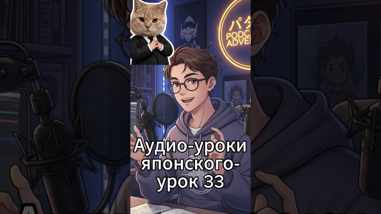 Аудио уроки японского  урок 33!