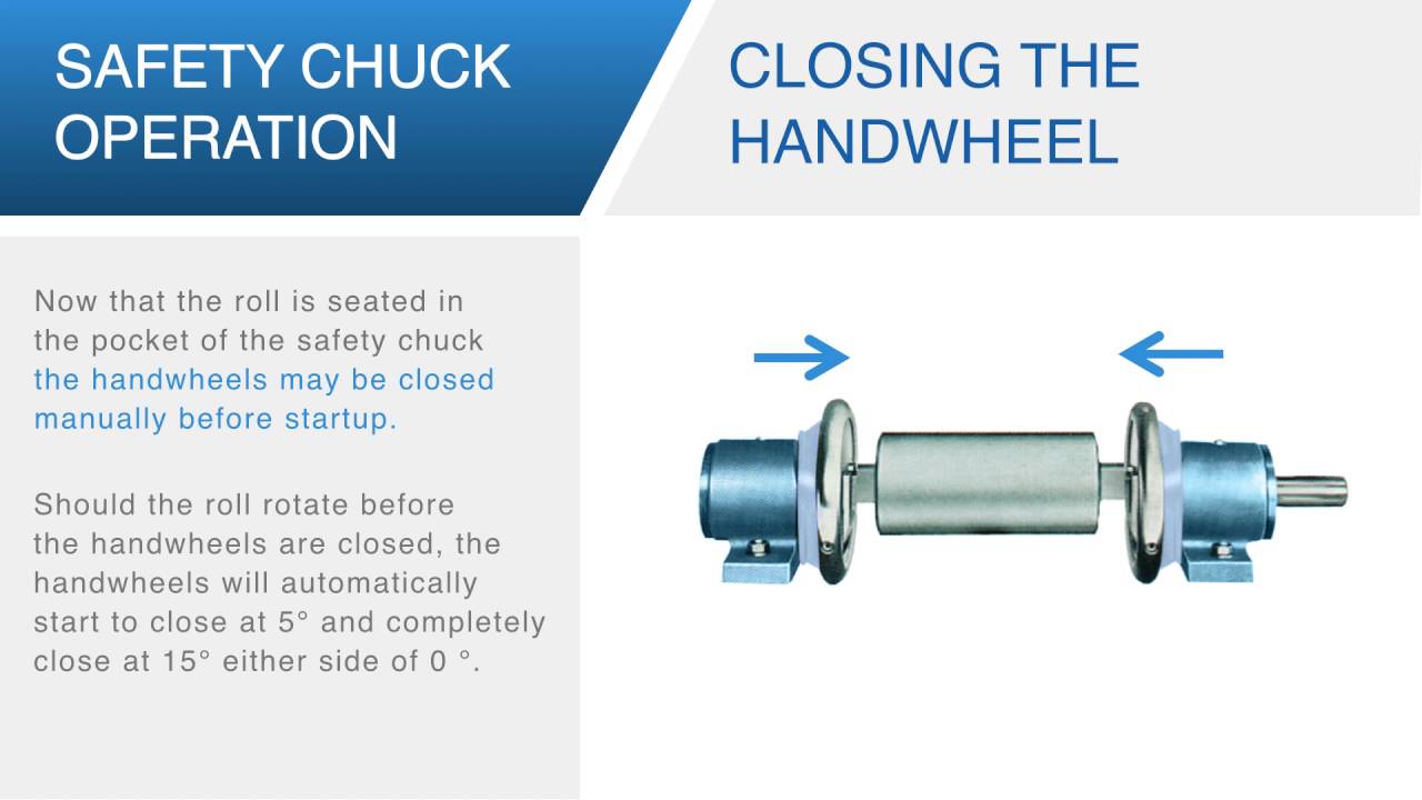 Safety chuck operation