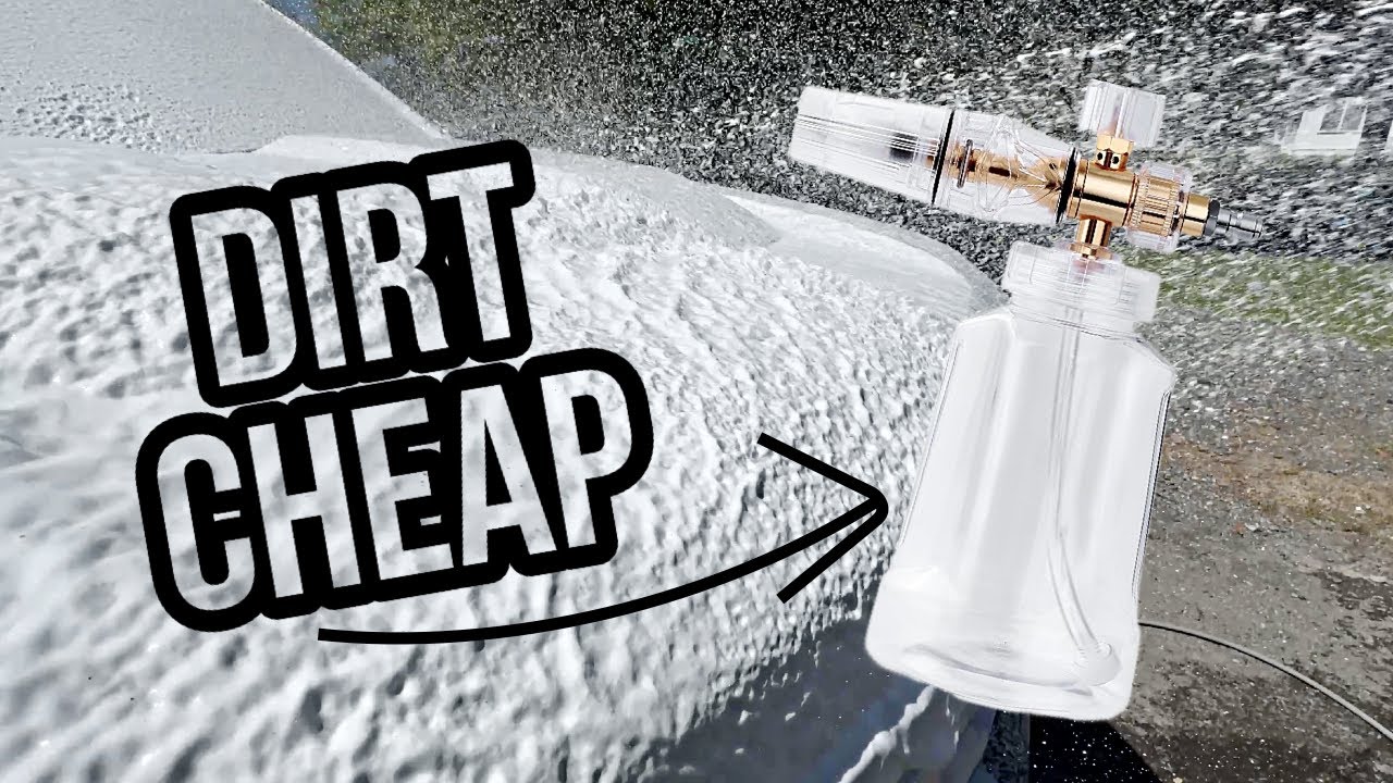 I Bought The Cheapest Amazon Foam Cannon! Does It Work?!