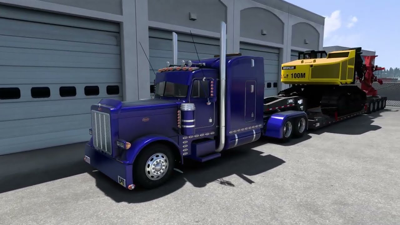 American Truck Simulator Caterpillar 551 Feller Buncher to Salt Lake City, Utah Part One