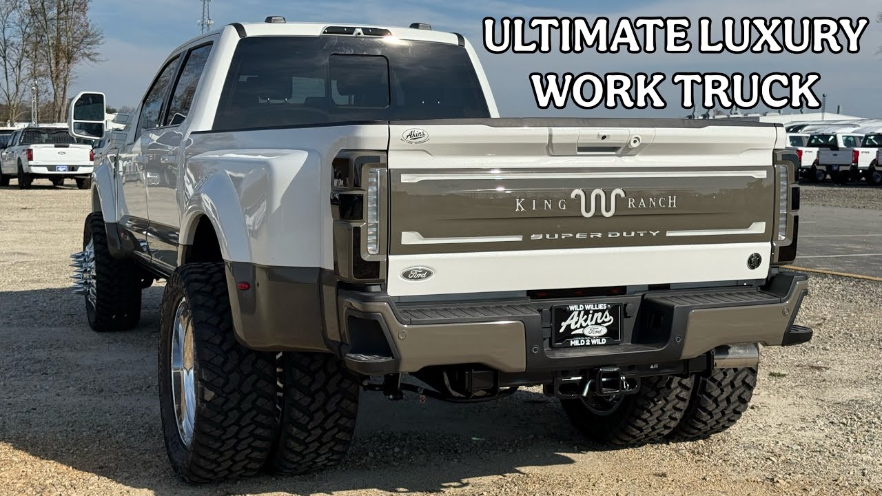 НОВЫЙ стандарт роскошных рабочих грузовиков: Akins Ford F450 King Ranch RESERVE Edition 2026 года