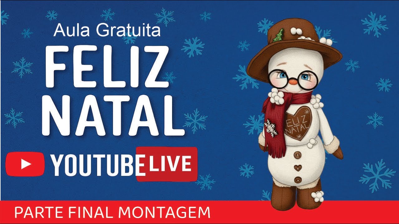 MONTAGEM FINAL BONECO DE NEVE NEVADO