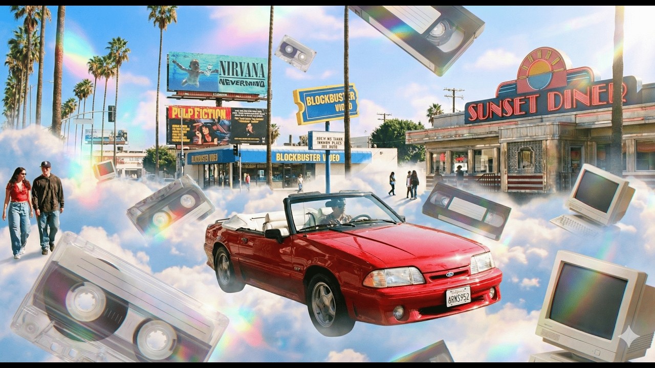 🔥Midnight in 1999 A Surreal 90s 📀Music Journey