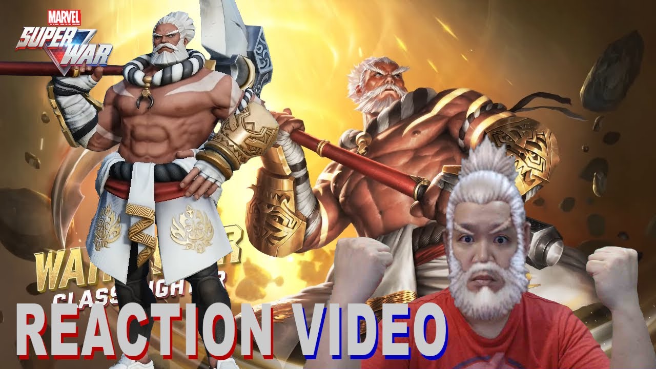 MARVEL Super War: War Tiger Reaction Video