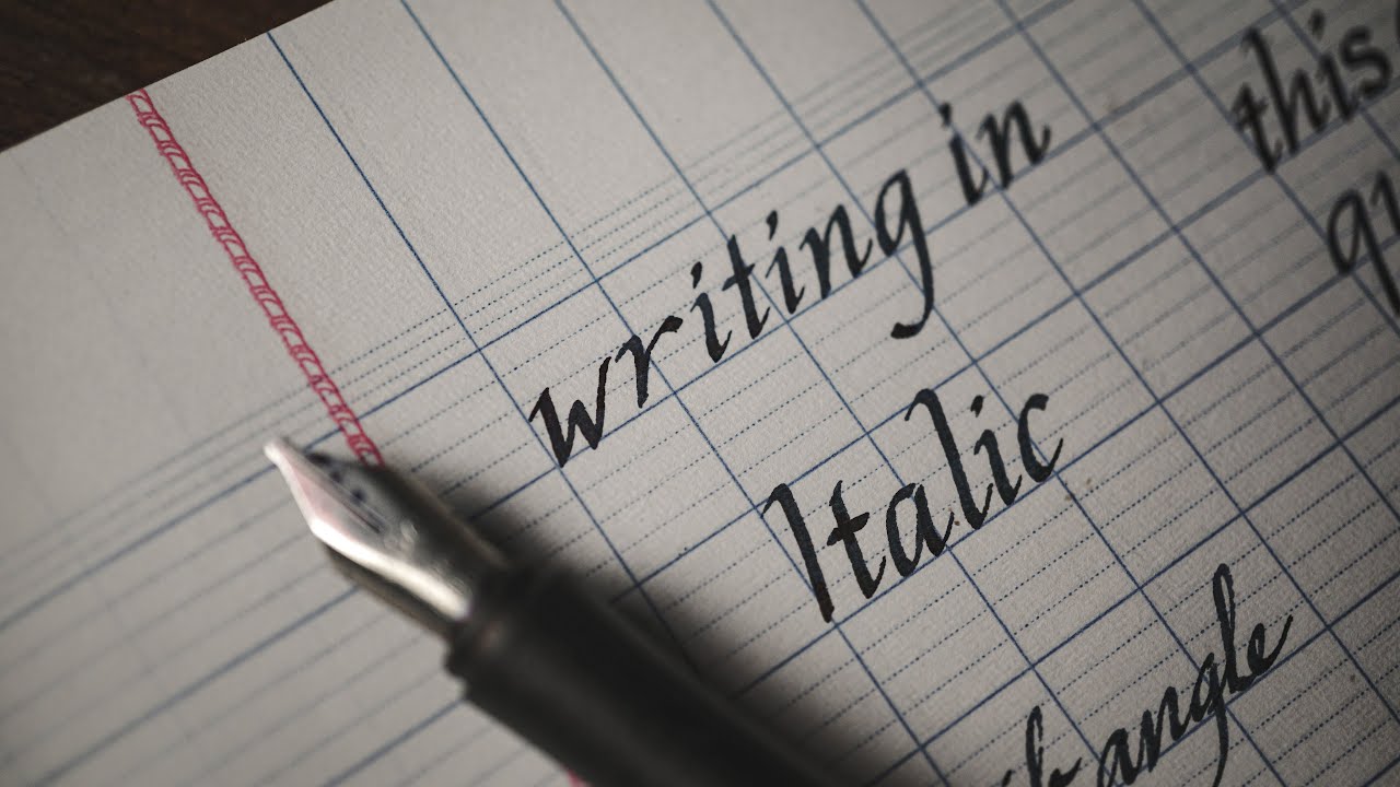 What is an italic nib?