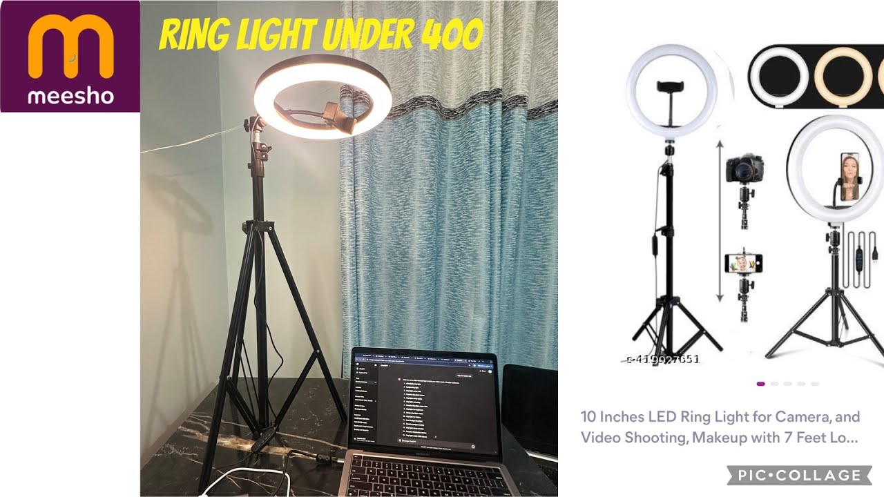 Budget Ring Light from Meesho! |Unboxing, How to Set Up| Review#ringlight #meesho #light