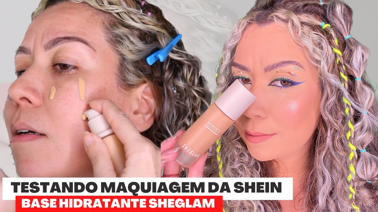 Testando maquiagem da Shein - Base hidratante Skinfinite Sheglam