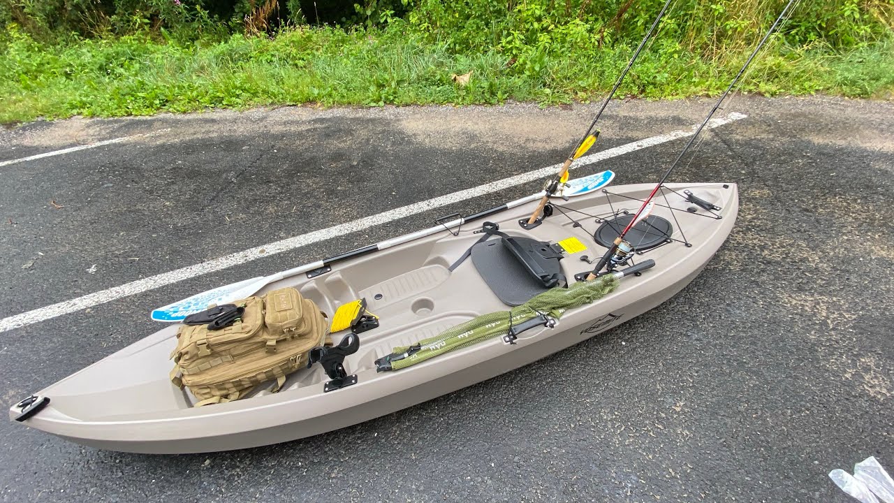 Купил рыболовный каяк ! Обкатал на реке Пирита !