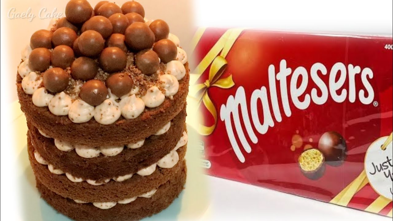 CREAM CAKE with maltesers | Gaely Cake