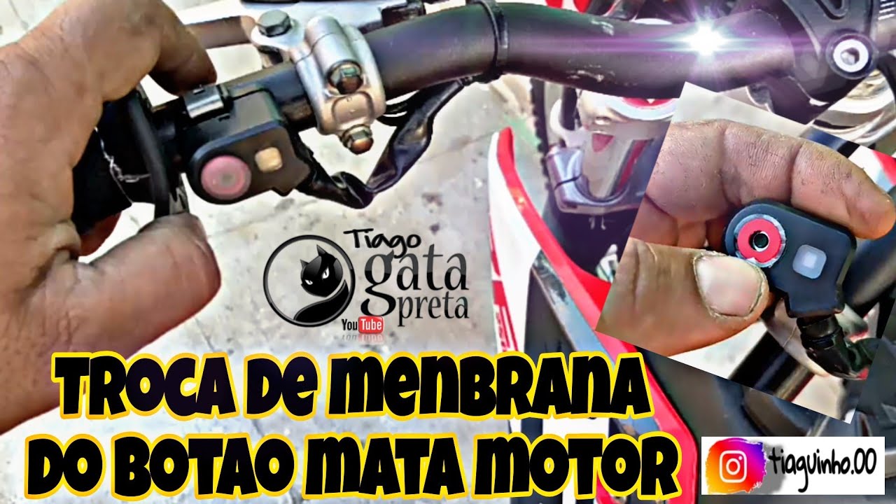 botao mata motor crf 250f troca de menbrana da degamotos