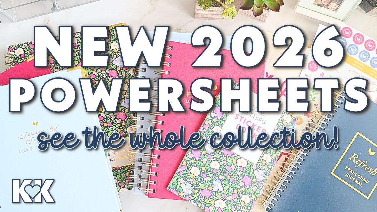 NEW PowerSheets 2026 Full Review Every Planner Season by Season Fresh Start Goal School Accessories