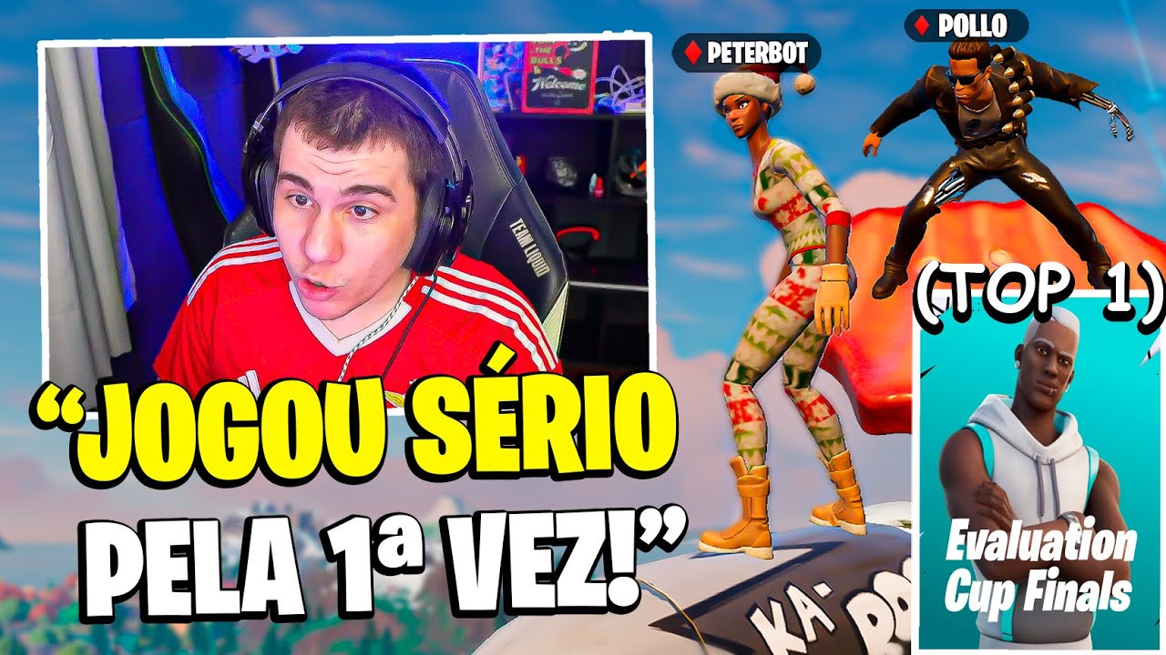 Pulga reage ao *Peterbot NERFADO* pegando TOP 1 na Eval Cup Finals!