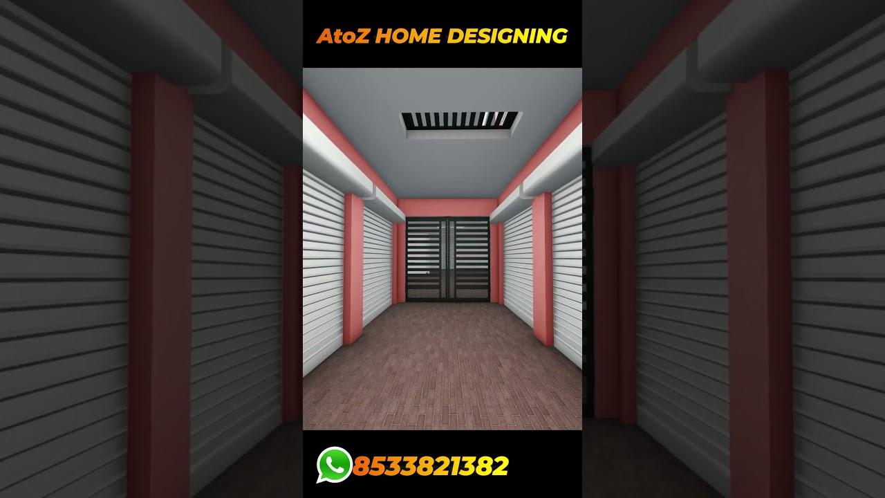 SHOP WITH HOUSE PLAN,#shorts #house #elevation #ghar #makan #shop