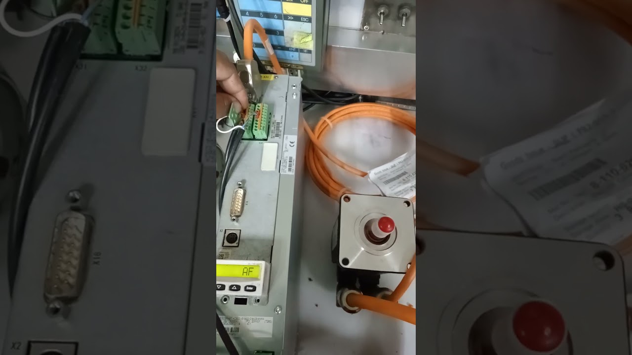 Simulation of Rexroth HCSO2 SERVO DRIVE using 0~10V variable speed reference.