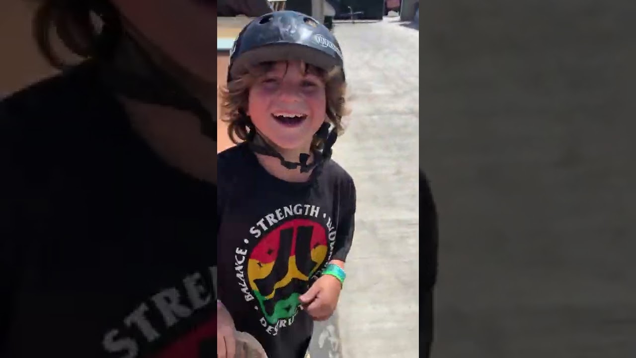 8yr old min ramp ripper shreds the OC Ramps skate park!