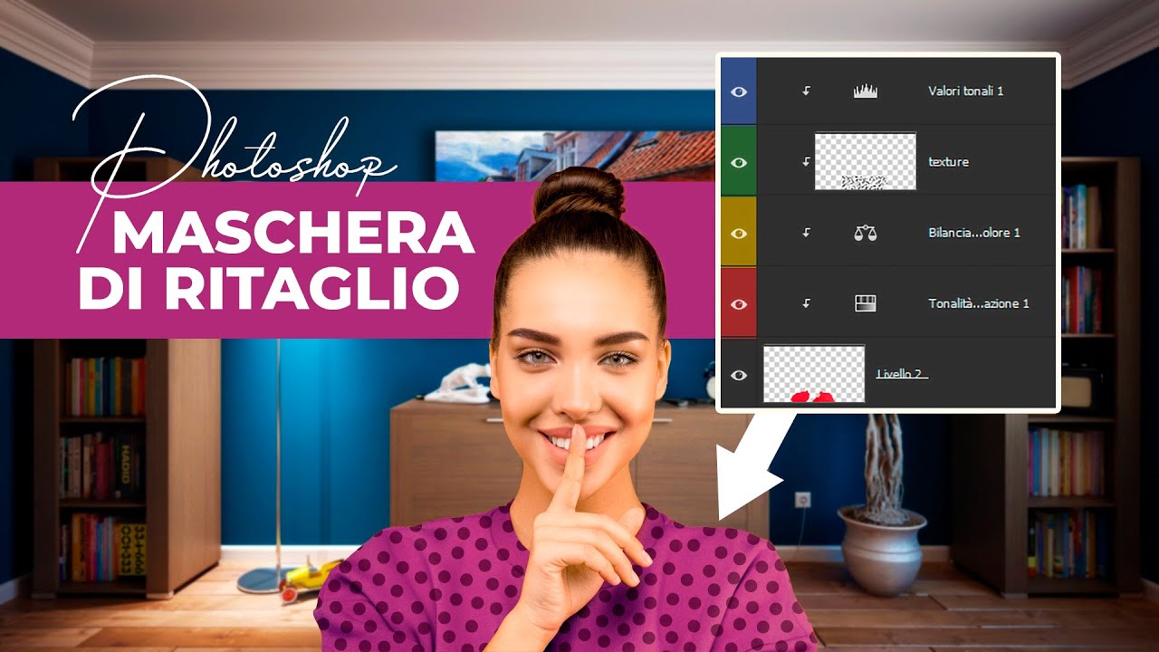 Maschera di Ritaglio con Photoshop: la tecnica per utilizzarla