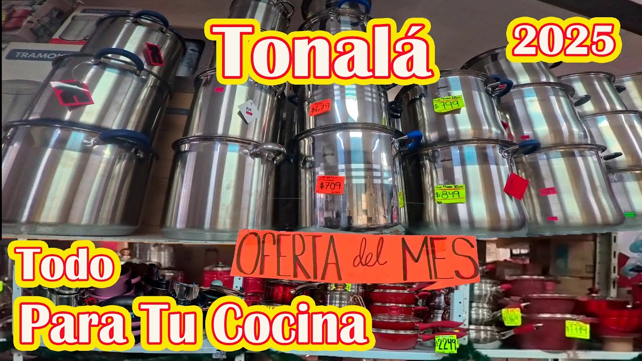 Tonalá: Encontré Lo mas barato en OLLAS y SARTENES en Acero Inoxidable!
