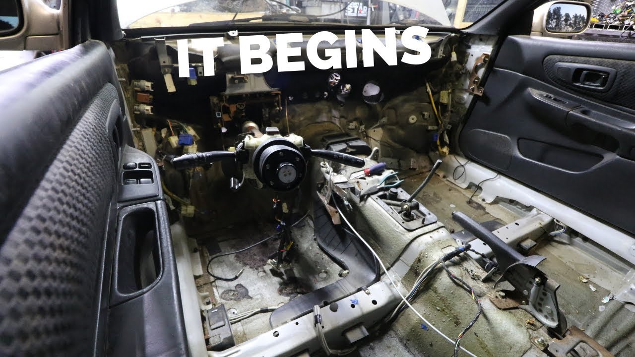 Subaru GC8 Stage Rally Build EP. 1: Разборка салона