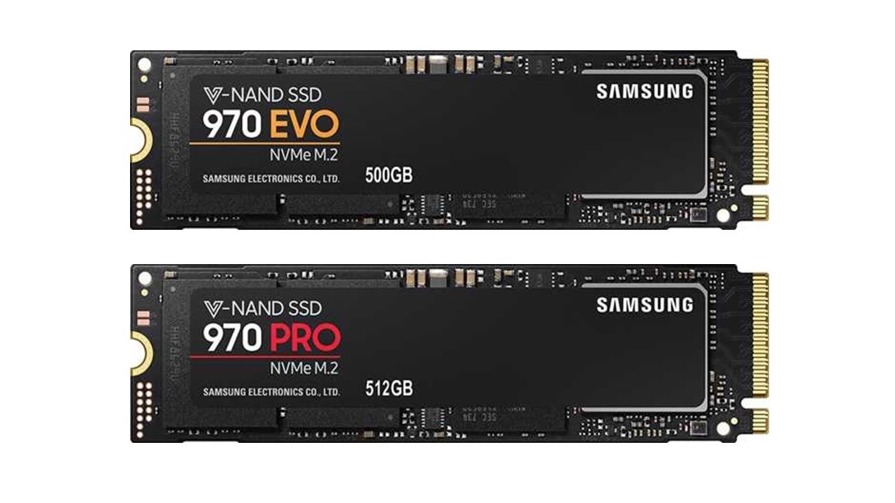 Samsung 970 Evo 500GB VS Samsung 970 Pro 512GB